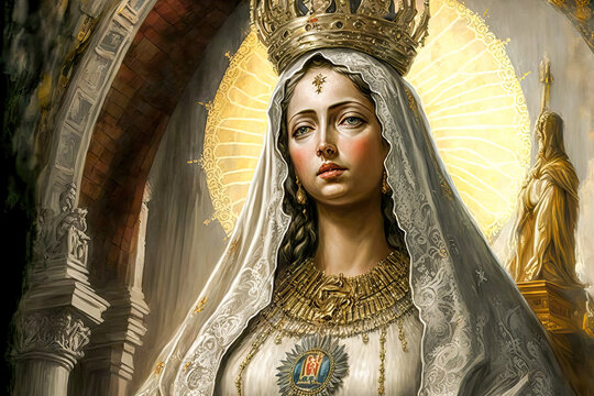 Nuestra Senora de Altagracia Dominikanische Republik Feiertag Created with Generative AI AI Digital Illustration Backdrop Hintergrund