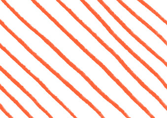 アナログ風の白とオレンジ線の斜めストライプの背景素材