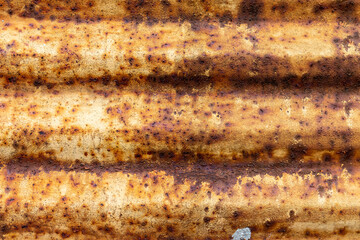 Abstract view to rusty metal surface