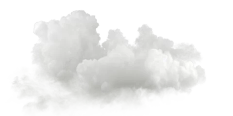 Foto op Plexiglas Steam condensation cumulus cloudy special effect 3d rendering png file © Krit
