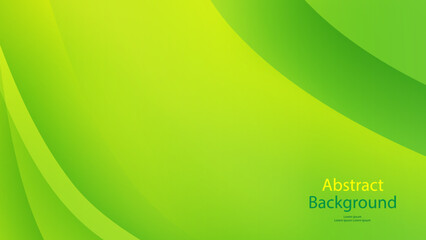 green and Yellow color background abstract art vector 

