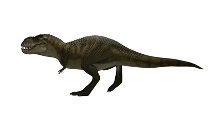 Dinosaur Trex walking on render image