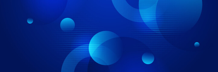 Modern dark blue gradient abstract vector long wide banner background. Design for poster, template on web, backdrop, banner, brochure, website, flyer, landing page, presentation, and webinar