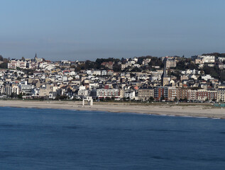 Fototapeta na wymiar Skyline of Le Havre Normandy France