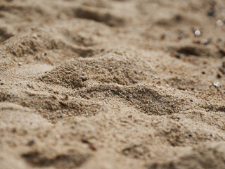 sand on the beach