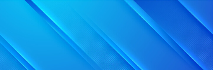 Blue banner background. Geometric dark blue light stripes texture background. Vector illustration abstract graphic design banner pattern presentation background web template.