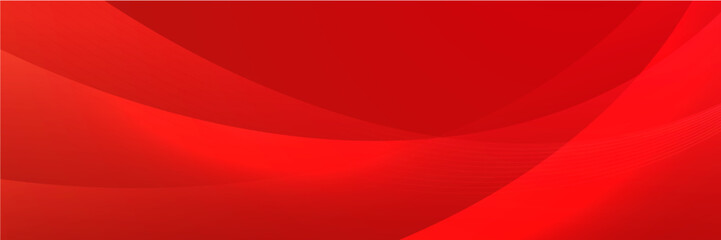Abstract red banner