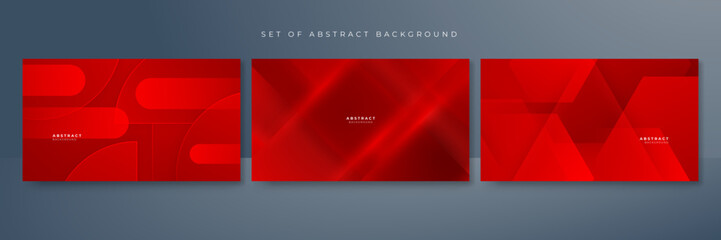 Fototapeta premium Abstract red background