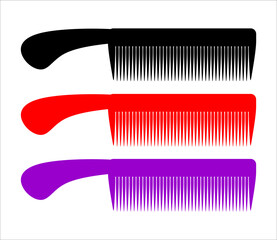 comb vector illustration