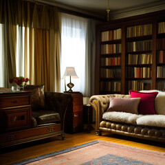 cozy vintage room interior