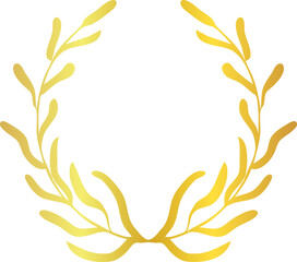 Fototapeta premium Laurel Frame Decoration