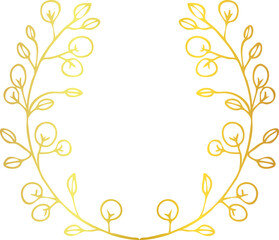 Obraz premium Laurel Frame Decoration