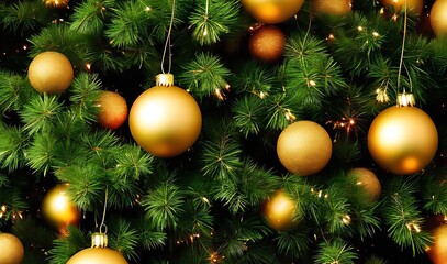 Christmas background design with ball and elements, christmas design and image