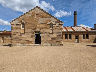 A sandstone building made of hand  hewn blocks by early convicts. Firstly inhabited by convicts and...