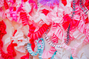 たくさんのかわいいリボン