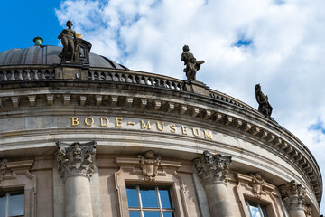 Fototapeta na wymiar Berlin, Germany: Facade of Bode Museum