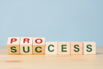 Concept of the importance of the preparation process to achieve success