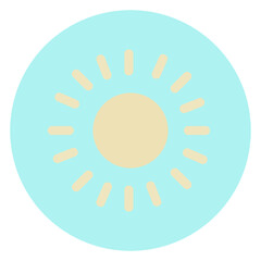 red sun illustration