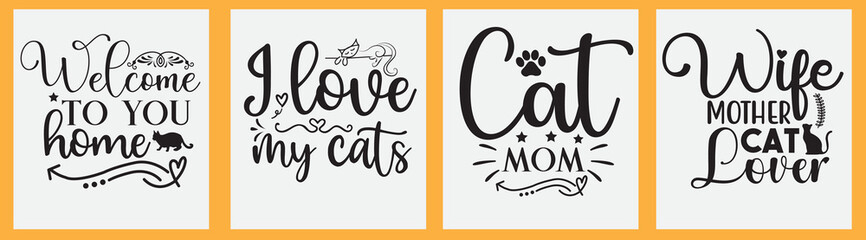 Cat svg t shirt design