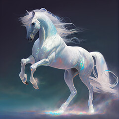 Obraz na płótnie Canvas fantasy horse