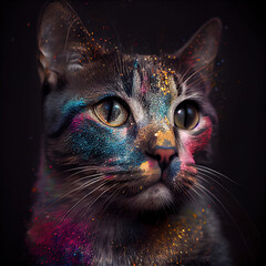 glitter cats party