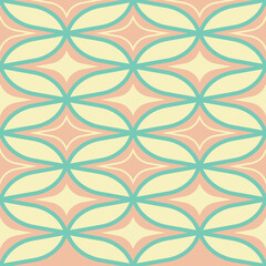 70s retro vintage Mid Century Modern Seamless Pattern