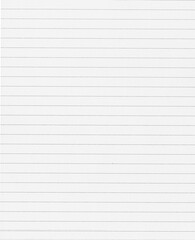 Notebook lined notebook paper for background or texture