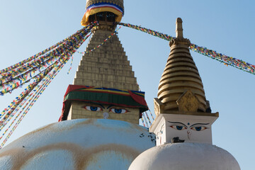 Boudhanath Stupa also known as Bouddha Stupa in Kathmandu, its massive mandala makes it one of the largest spherical stupas in Nepal and the world