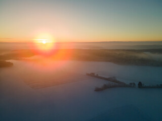 Winter auf dem Rußberg bei Tuttlingen