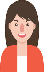 Pleple avatar, woman icon.