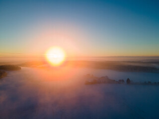 Fototapeta premium Winter auf dem Rußberg bei Tuttlingen