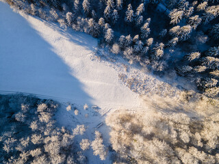 Winter auf dem Rußberg bei Tuttlingen