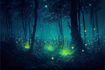 Fireflies in the Forest
