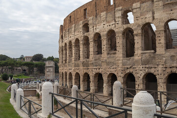The famous Roman amphitheater, the Colosseum, was built between C.E. 70 and 72 and was enjoyed by Roman citizens during the height of the Roman Empire.