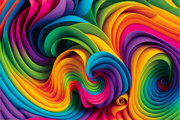 Seamless Abstract Colorful Design and Illustration