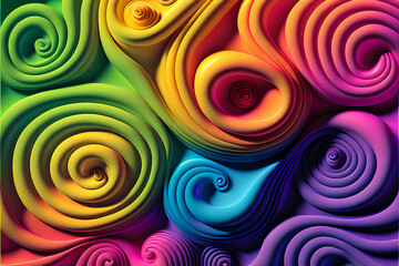 Fototapeta premium Seamless Abstract Colourful Design and Illustration