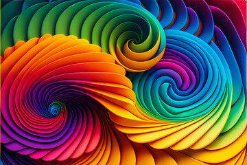 Seamless Abstract Colorful Design, texture, curvy and artistic Illustration pattern
