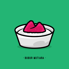 Simple hand drawn asian food vector