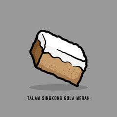 Simple hand drawn asian food vector