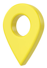 3D location sign. 3D icon. 3D .