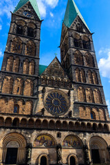 Fototapeta premium Bremen cathedral of Saint Peter in Germany