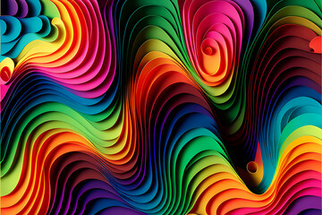 Seamless Abstract Colorful Design and Illustration