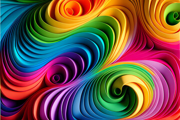Seamless Abstract Colorful Design and Illustration