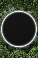 black Empty podium Blank product shelf standing backdrop.