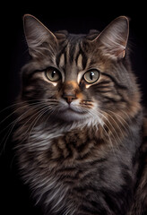 Fototapeta na wymiar cat portrait