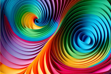 Seamless Abstract Colourful Design and Illustration