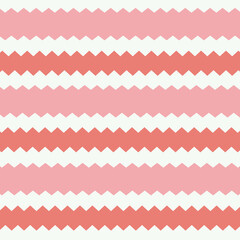 Cute pattern geometric style. square stripe zigzag pattern pink white pastel background. Abstract,vector,illustration. use for texture,clothing,wrapping,decoration,carpet,wallpaper.