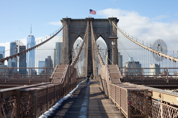 Fototapeta premium Brooklyn Bridge, New York City, USA
