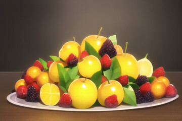 Anime Style Fruit