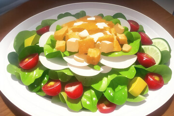 Anime Style Salad